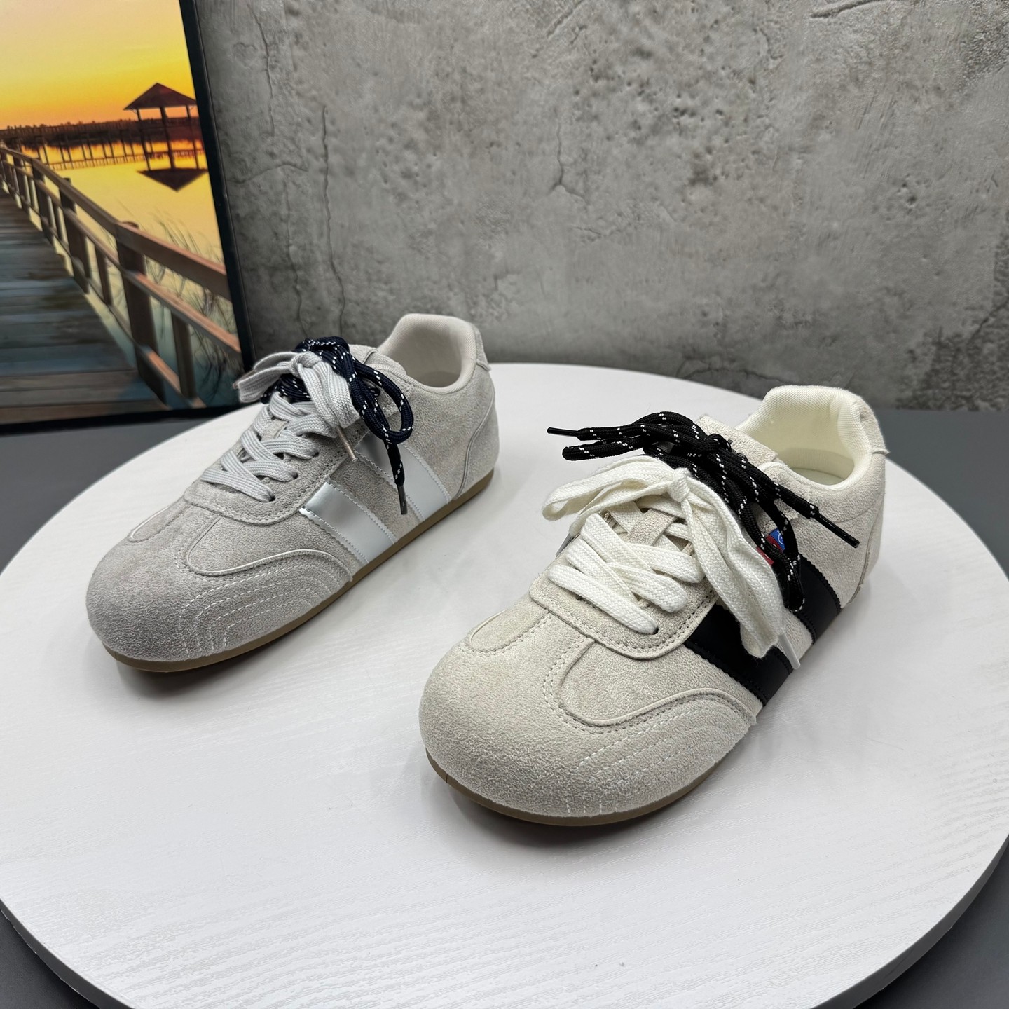 青年潮款德训鞋工厂撤柜处理2026春季新款圆头系带韩版休闲女鞋,女鞋,德训鞋,淘宝优惠券,粉丝福利购,淘宝优惠卷