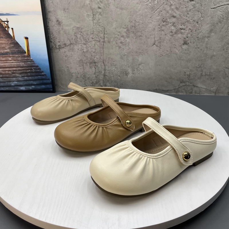 2025夏季新款撤柜断码日常百搭外穿舒适简约休闲防滑包头拖鞋女鞋