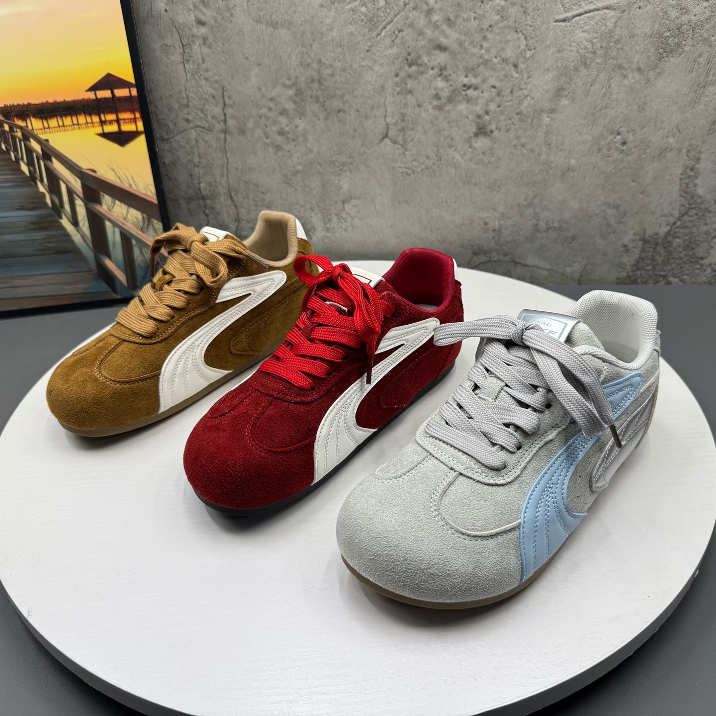 韩版内增高拼色德训鞋工厂撤柜处理2026春季新款学院风休闲女鞋,女鞋,德训鞋,淘宝优惠券,粉丝福利购,淘宝优惠卷