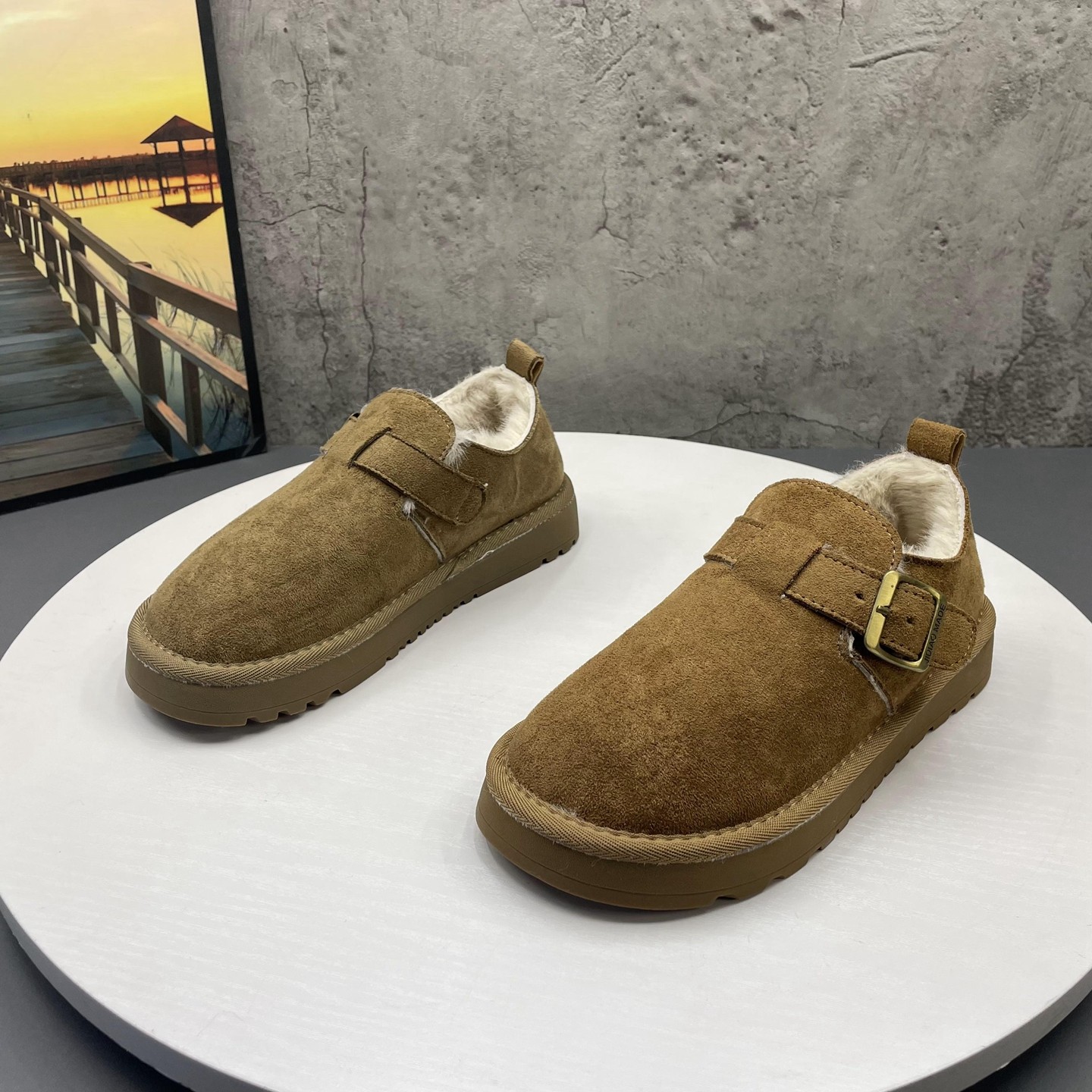 2025撤柜断码秋冬季新款女鞋平底复古加绒保暖勃肯鞋时尚女棉鞋,女鞋,勃肯鞋/软木鞋,淘宝优惠券,粉丝福利购,淘宝优惠卷