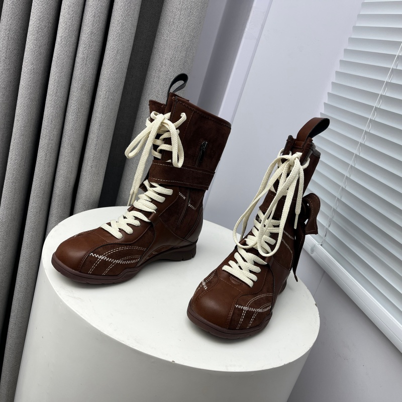 2025秋冬季新款撤柜折扣复古时尚百搭中筒英伦潮流单靴舒适女靴子