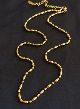 18K金色镀真金高保色米兰链