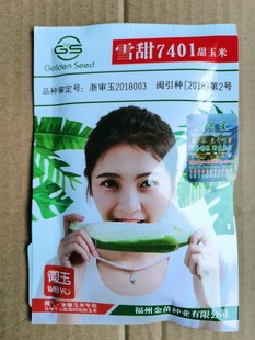 雪甜7401甜玉米种子四季播黑糯白水果玉米种籽春季牛奶香糯玉米
