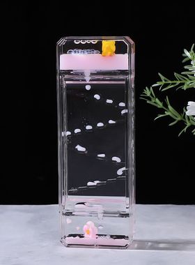 滑梯油漏桌面摆件解压液体沙漏