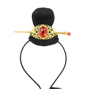 古装儿童汉服百搭头饰 古风公子 将军 书童发髻发冠 古装男子发饰