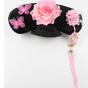 清朝格格旗头假发步步惊心旗头皇后妃子造型甜心格格儿童古装假发