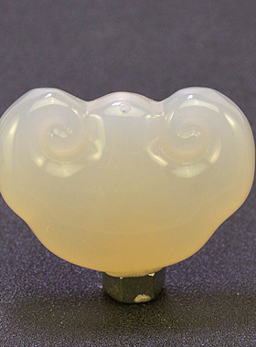 吉祥如意天然玛瑙石吊坠子男女士挂件毛衣链项坠钥匙扣挂饰平安锁