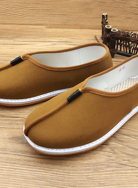 中国风中老年布鞋僧鞋居士鞋和尚鞋子罗汉鞋单鞋男女款夏季春秋季