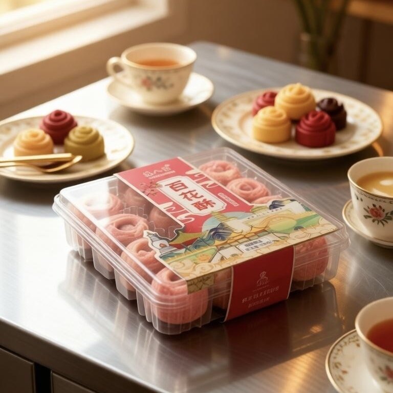 扬州旅游伴手礼扬八怪百花酥龙须酥茉莉桂花味糕点248g一盒