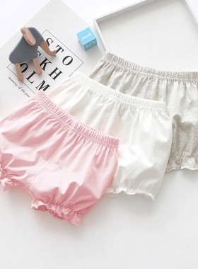 女童短裤夏薄款宽松百搭婴儿童PP裤纯棉南瓜裤女孩宝宝安全打底裤