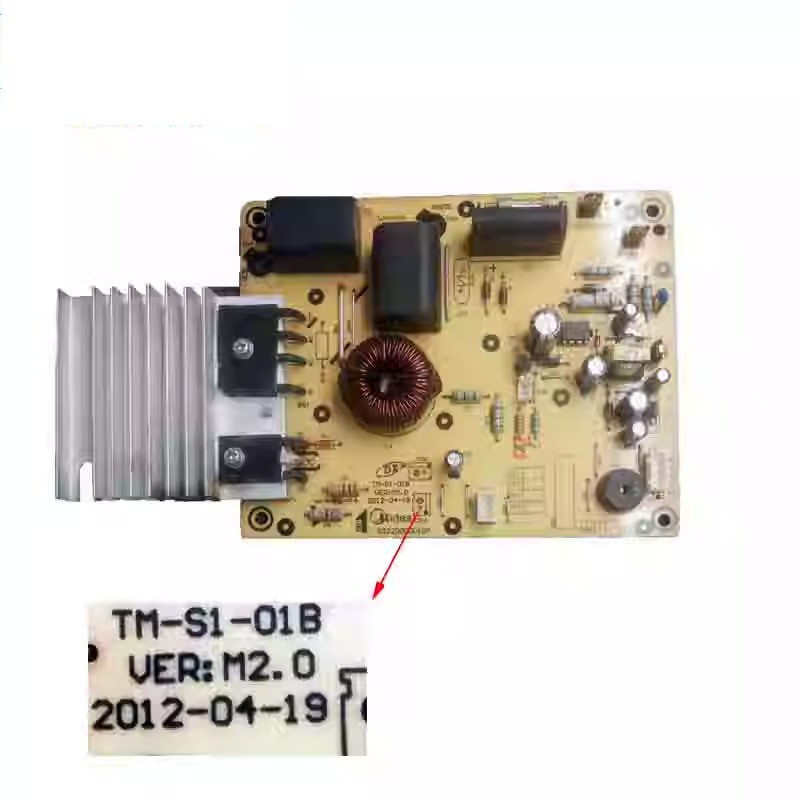 二手拆机美的电磁炉C21-ST2106主板TM-S1-01B电源板4针