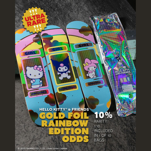 Girl三丽鸥限量滑板板面惊喜盲盒8.0送砂纸专业双翘 现货珍藏