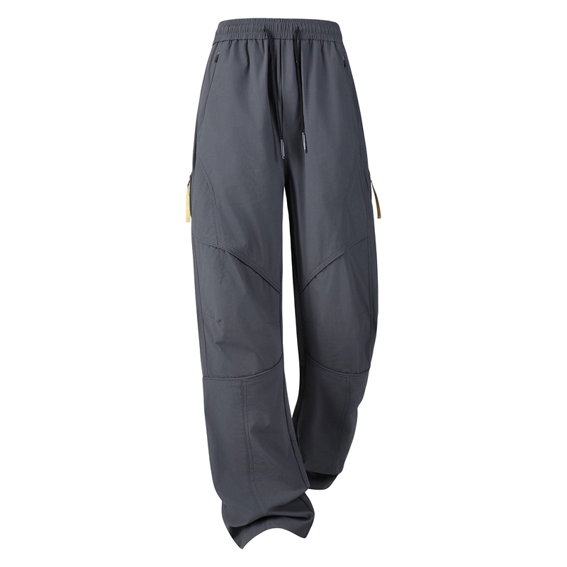 WOODSOON直筒户外休闲裤秋冬季宽松百搭男士潮牌简约防泼水冲锋裤