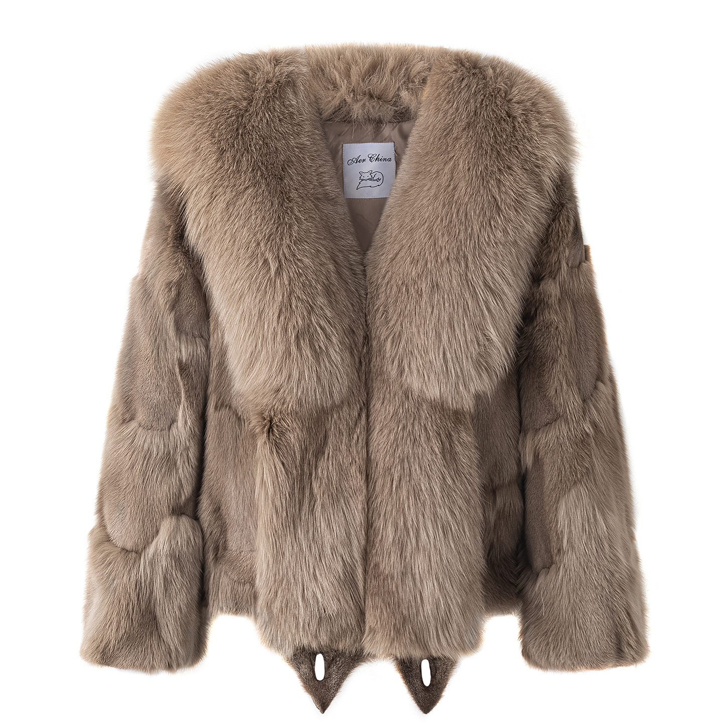 2025冬季新款流行新款进口芬兰狐狸毛皮草外套女年轻款大
