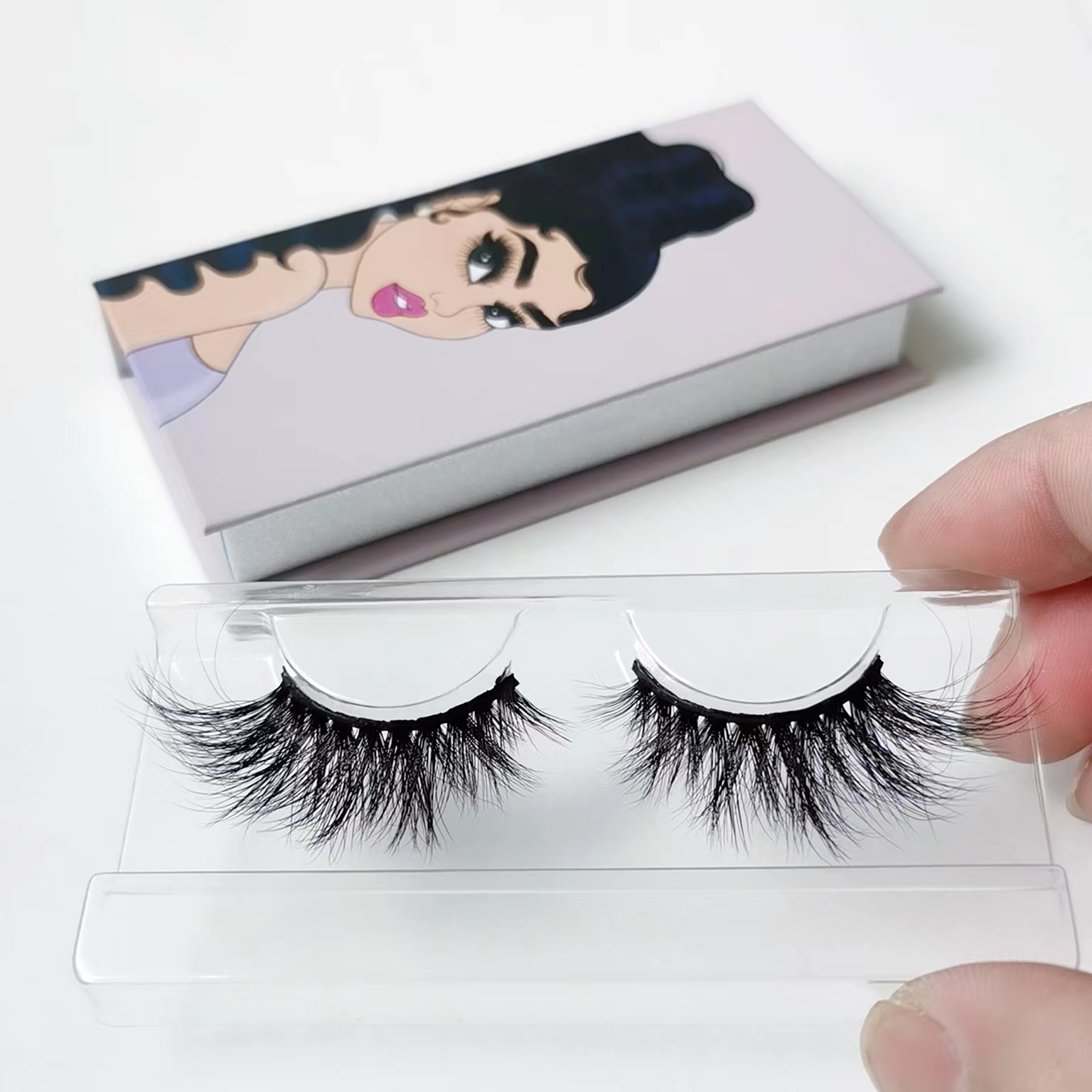 艾魔加长版直播间浓密假睫毛