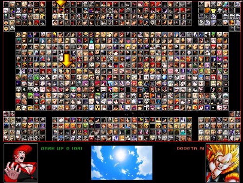 拳皇电脑PC游戏主播同款mugen人物加强756人狂级锁P观战送P数插件