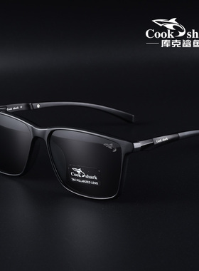 鲨鱼新款变色男士偏光墨镜
