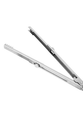 CAMVIL韩国不锈钢多功能夹子露营烧烤夹可伸缩碳火夹工具夹户外