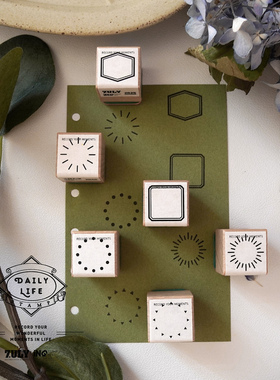 【7ULY】 小元素框节日元素 | 百搭可爱日常手帐新年圣诞冬季印章