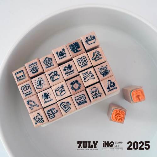 7uly手帐印章打卡百搭生活