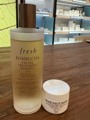 Fresh馥蕾诗红茶酵母精华水250ml ＋玫瑰面膜30ml保湿滋润包邮
