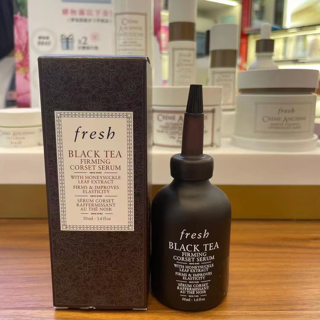 专柜fresh馥蕾诗红茶黑茶塑颜紧修护致精华露50ml精华液包邮