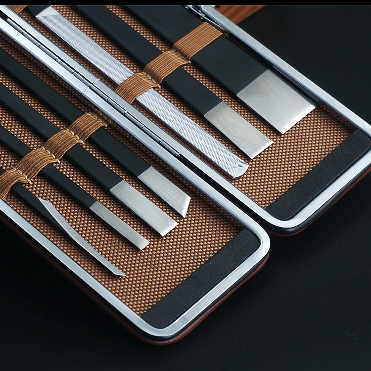 독일 고망간강 전문 페디큐어 칼 발톱 홈 스페셜 세트 각질 굳은 살 수리 7종 세트 양주 네일 케어