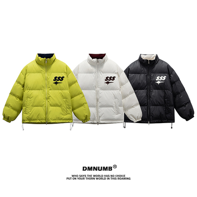 国潮美式复古时髦棉服