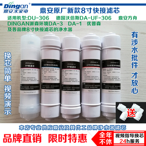 鼎安滤芯适用鼎安派森DU-306/全沃优普森鼎安方舟DA-UF-306活性炭