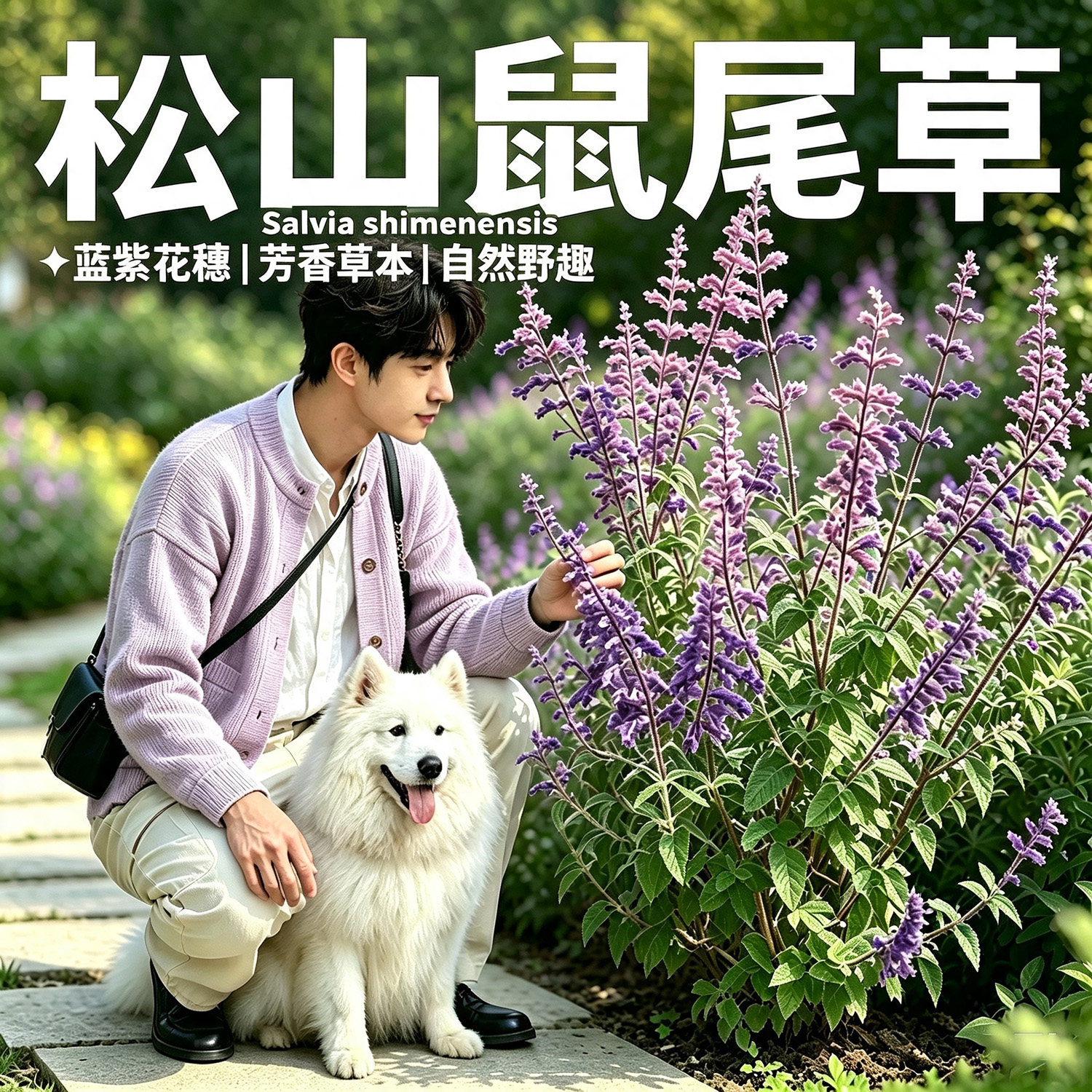 松山鼠尾草盆栽苗 小众植物 花园植物