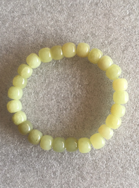 新疆和田玉老型珠手串手链带《证书》珠宝玉石文玩艺术收藏