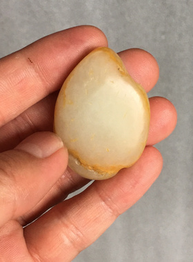 25.08g新疆和田玉白玉籽料做料如图珠宝玉石文玩艺术收藏