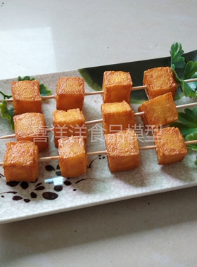 仿真鱼豆腐串仿真烤串模型油炸食品冷冻食品食物模型