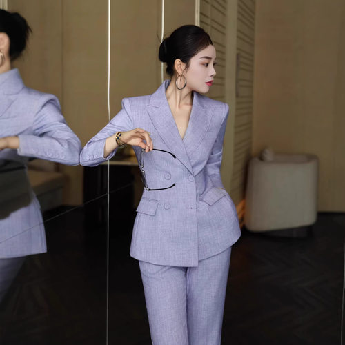 BlazerFlaredPantsSuitSet
