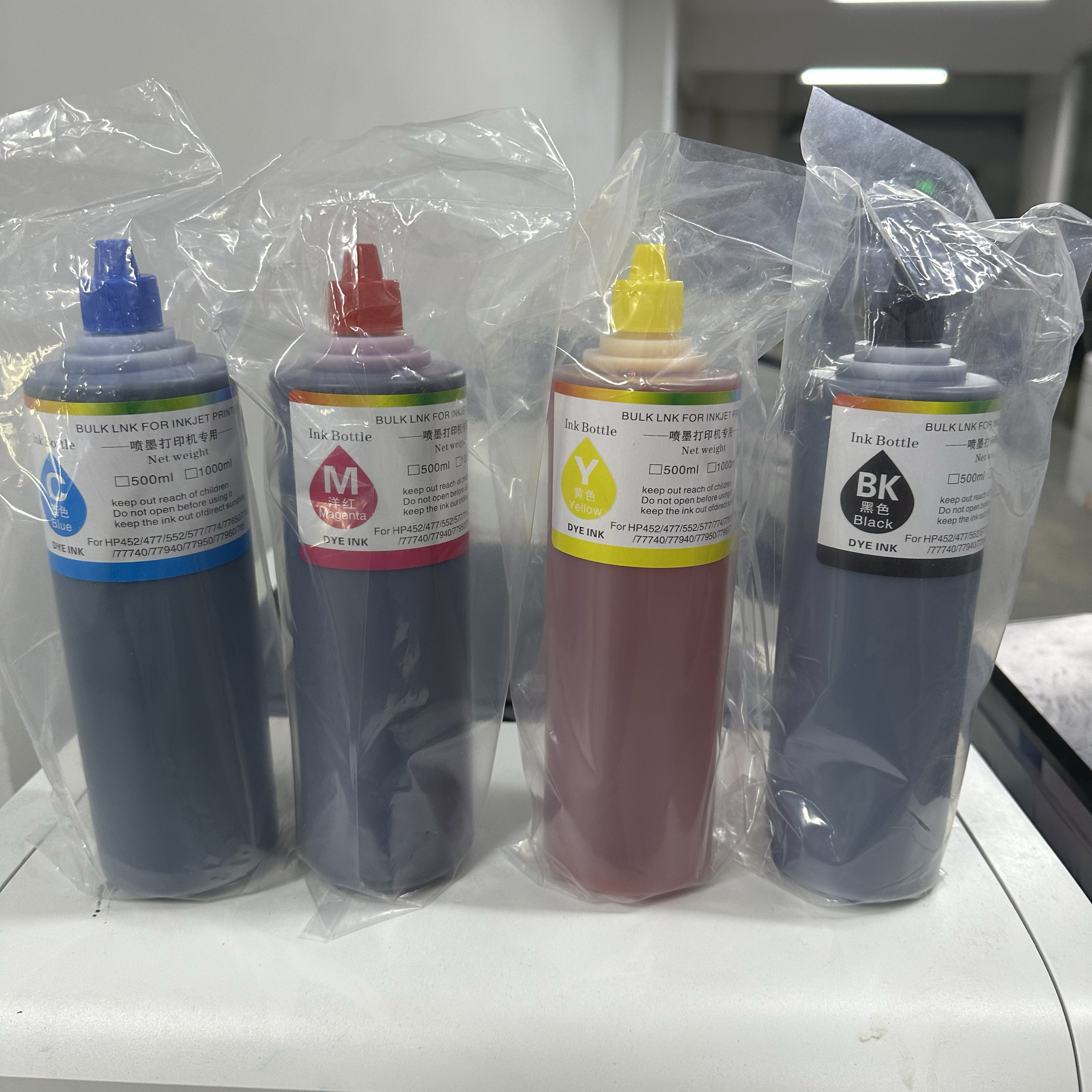 染料墨水页宽机专用墨水适合HP77940 77650 77660 77960喷墨机