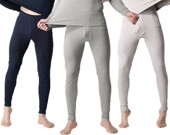 棉毛裤 正品 中高腰中厚线裤 中老年秋冬纯棉单件秋裤 追鹿男士