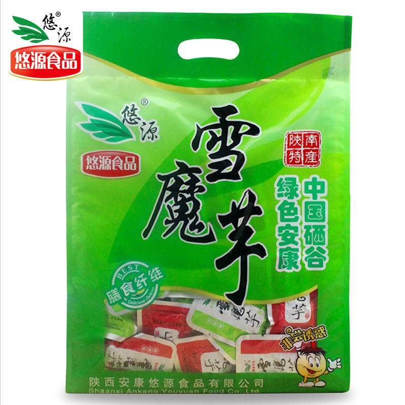 陕西安康特产 悠源 雪魔芋 魔芋干 魔芋丝 休闲零食素食 485g礼包