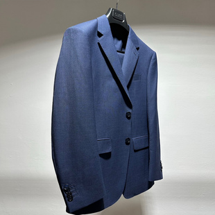 远山墨蓝 男女高端商务运动套西装 有弹力可水洗 羊毛西服2026新品