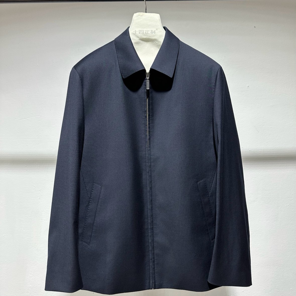 十四定制高品质现货全羊毛行政夹克男女羽绒服通勤外套高端正装黑,男装,夹克,淘宝优惠券,粉丝福利购,淘宝优惠卷