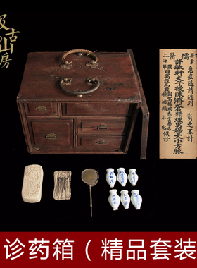 中医文化博物馆摆件出诊药箱