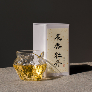 福鼎白茶2022年白牡丹花香毫香蜜韵清甜核心产区高山日晒散茶罐装