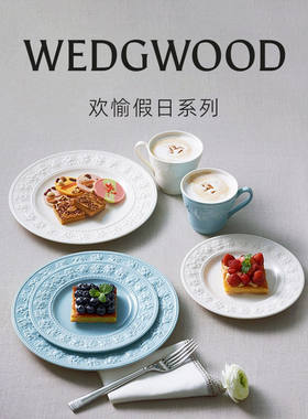【乔迁礼物】WEDGWOOD威基伍德欢愉假日系列餐具礼盒陶瓷碗套装