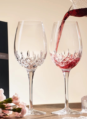 【圣诞礼物】WATERFORD利斯莫尔精粹葡萄酒杯礼盒高脚杯水晶杯