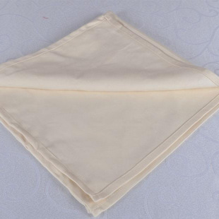 纯棉餐巾 米黄色 全棉口布 抹布 盖布 打杯布不掉毛 定做10条包邮