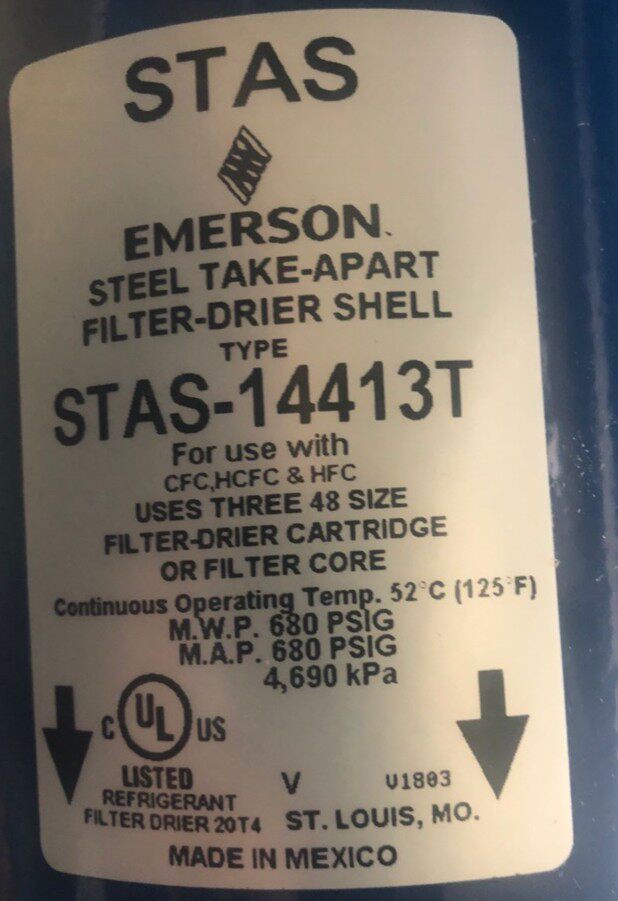 Emerson STAS-14413T 14416T Refrigeration unit return air Drying Filtering barrel Emersonin the Hardware/Tool , Mechanical Hardware , Separation Equipment  category - from Buy2taobao.com to provide professional Taobao agent buy service