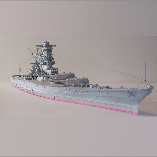 二战著名战列舰纸模型