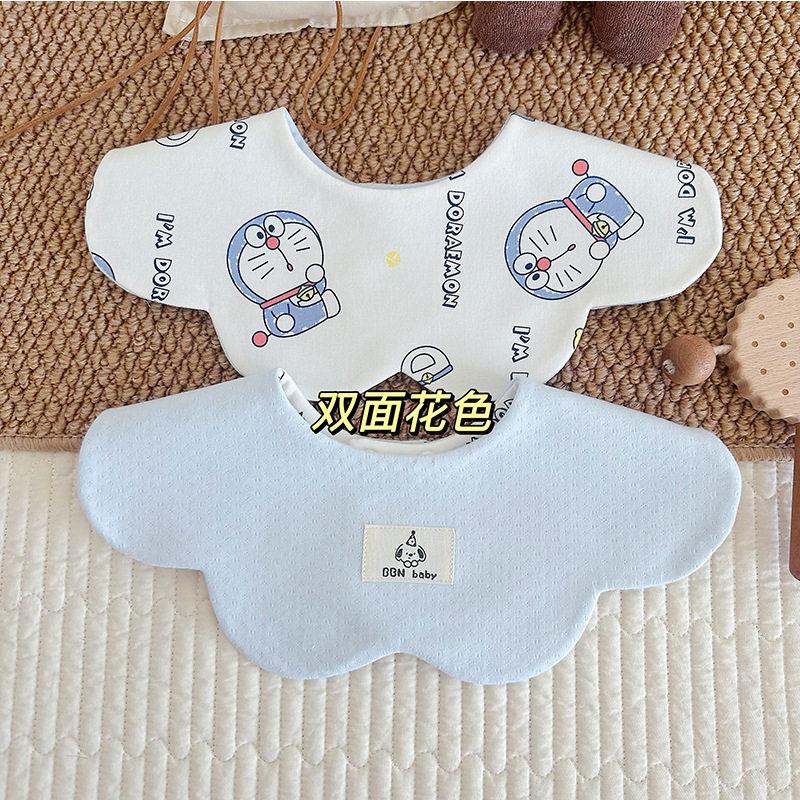 ins韩版秋季新款宝宝棉质围嘴婴儿口水巾百搭双面口水兜围兜0-2岁,婴童用品,小围嘴,淘宝优惠券,粉丝福利购,淘宝优惠卷