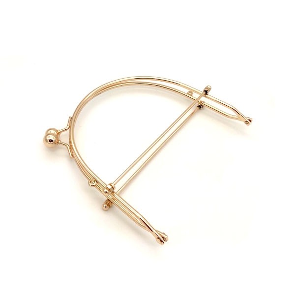 手工diy口金材料包配件 15cm浅金色手挽口金