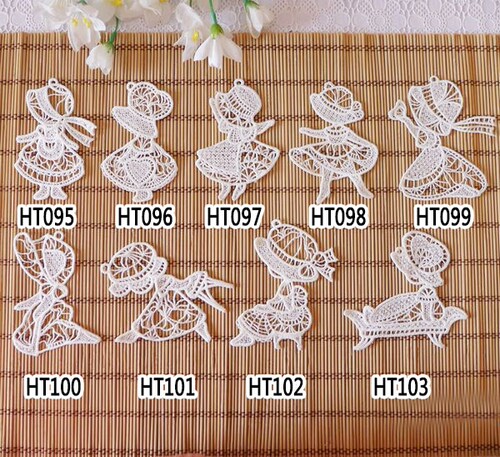 材料玻璃丝刺绣花贴手工diy