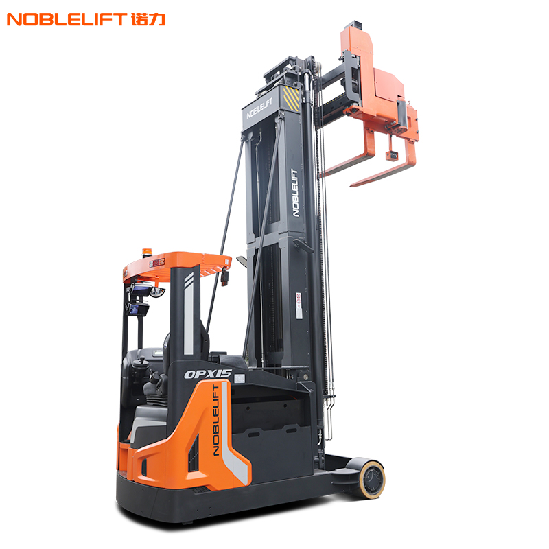 诺力电动叉车三向电动堆高车窄通道堆垛车大前移forklift stacker